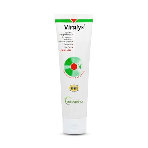 Vetoquinol Viralys Daily L-Lysine Maple Flavored Gel for Cats and Kittens, 5oz