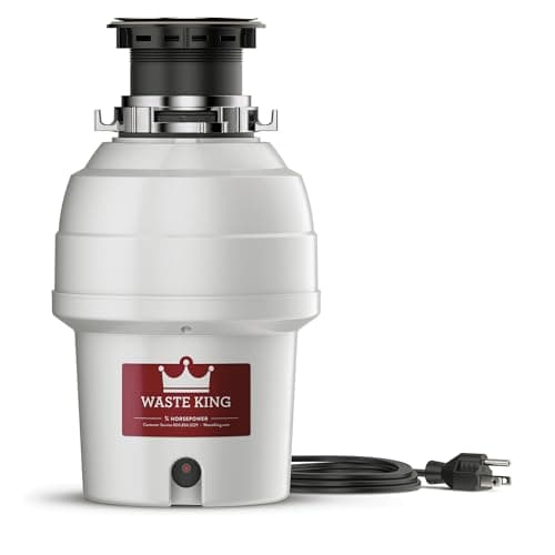 Waste King L-3200 Legend Series 3/4 HP Garbage Disposal with Pre-Installed Cord