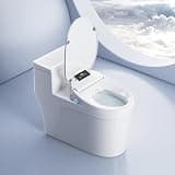XCQQ Electric Bidet Toilet Seat with Instant Warm Water and LED Display