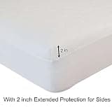 Kingnex Waterproof Quilted Split-Top King Mattress Protector Pad Cover
