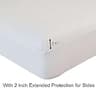 Kingnex Waterproof Quilted Split-Top King Mattress Protector Pad Cover