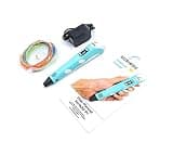 SCRIB3D P1 3D Printing Pen Starter Bundle with 20 PLA Colors and LCD Screen