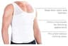 Esteem Apparel Original Men's Chest Compression Shirt for Gynecomastia