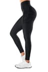 Fanka Powerband Resistance Leggings with Core Support and Side Pockets