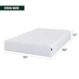 Zinus 12-Inch Green Tea Cooling Memory Foam Mattress with Certified Safe Foams