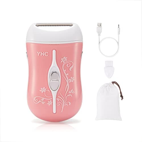YHC Cordless Electric Razor for Women with Hypoallergenic Floating Foil Blades