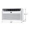 Frigidaire 10,000 BTU 115V Smart Wall Air Conditioner with Wi-Fi Control