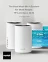 TP-Link Deco XE75 AXE5400 Tri-Band Wi-Fi 6E Mesh System (3-Pack) - 7200 Sq. Ft.