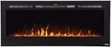 Touchstone Sideline 50-Inch Smart Recessed Wall Mounted Electric Fireplace