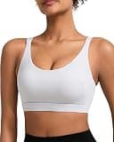 Running Girl High Support Molded Cup Racerback Sports Bra for Large Busts
