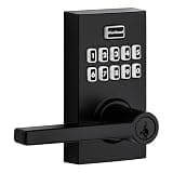 Kwikset SmartCode 917 Electronic Keypad Lever Lock with SmartKey Security
