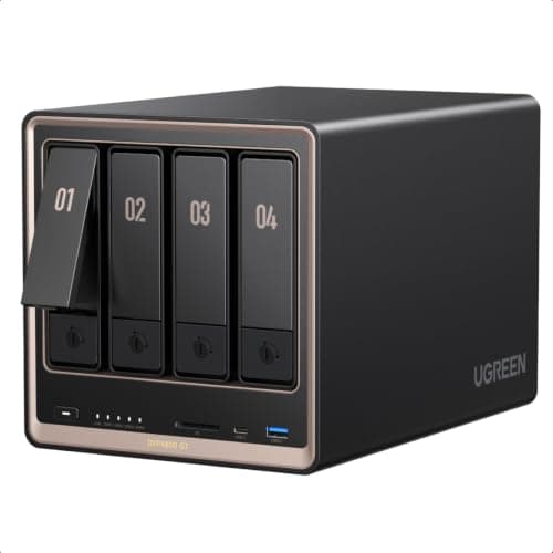 UGREEN NAS DXP4800 GT 4-Bay Enclosure with AMD Ryzen CPU and SD Card Reader
