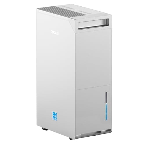 DECIUU 100-Pint Smart Humidity Dehumidifier with Auto Defrost Function