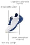 FitVille Men's Wide Pickleball Shoe with Orthopedic Support and Anatomical Toe Box