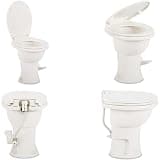 Dometic Model 410 Complete RV Toilet, 18-Inch Chair Height, Round Bowl