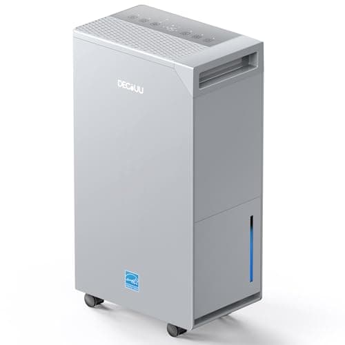 DECIUU Energy Star Most Efficient Dehumidifier with Auto Defrost (100 Pint, 5000 Sq.Ft)