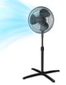 PELONIS 16-Inch Height Adjustable Pedestal Fan with 3 Speeds and 90-Degree Oscillation