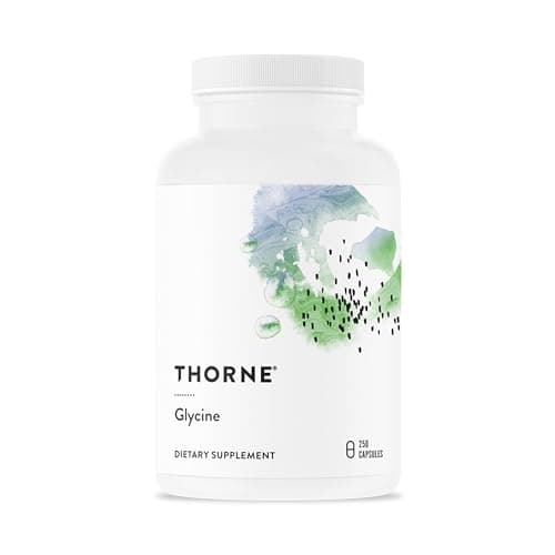 Thorne Glycine Amino Acid Supplement for Relaxation and Sleep, 250 Capsules