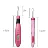 Yarniss 17-Size Counting Crochet Hook Set with Built-In Digital Row Stitch Counter