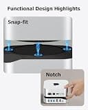 BAOZEE Mac Mini M4 Dock with NVMe SSD Enclosure and Dual Monitor 4K Display Output