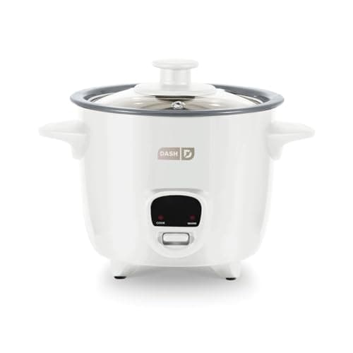 Dash Mini Ceramic Rice Cooker with Removable Pot for Single Servings, 1-Cup