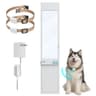 Aiday Automatic Sliding Glass Dog Door with Electronic Collar Sensor