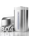 Jack & Rose Cool Mist Stainless Steel Top-Fill Humidifier for Bedrooms