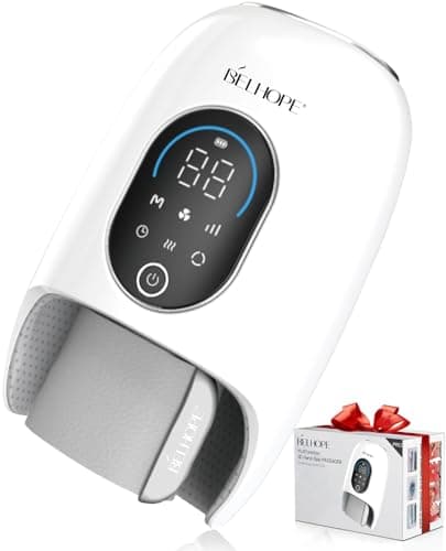 MZCNU Hand Massager with Hot and Cold Therapy, 9 Massage Modes & Compression