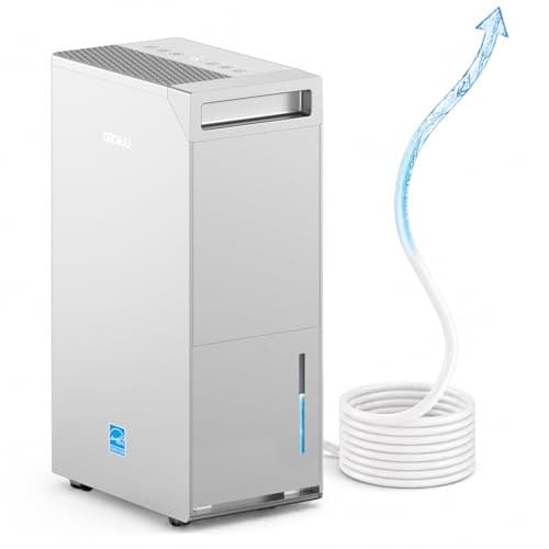 DECIUU 100-Pint Energy Star Dehumidifier with 16.4ft Vertical Pump Drainage