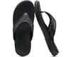 KuaiLu Mens Sport Orthopedic Flip Flop with Wide Casting Leather and Yoga Insole