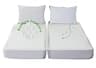 Breathable Bamboo Viscose Cooling Split King Mattress Protector (2-Pack)