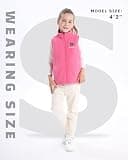 Venustas Kids Layering Heated Fleece Vest with 4 Zones and 7.4V Battery