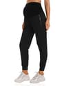 Foucome Women's Maternity Jogger Scrub Pants with Waterproof Zipper Pockets