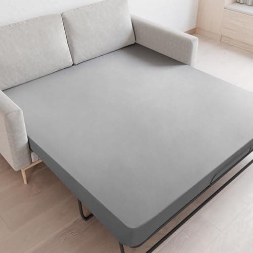 Coldwind Jersey Knit Microfiber Fitted Sheet for Thin Sofa Bed Mattress