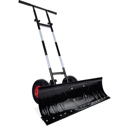 Best Choice Products 36-Inch Heavy-Duty Galvanized Steel Snow Pusher