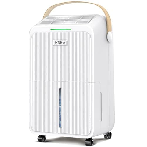 KNKA 34-Pint Smart Dehumidifier with 3 Modes and Multi-Drainage System Layouts