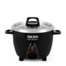 Aroma Housewares Select Stainless Rice Cooker with Uncoated Pot, 6-Cup