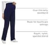 AMPOSH Women's Maternity Scrub Pants with Over-Belly Band and Hem Vents