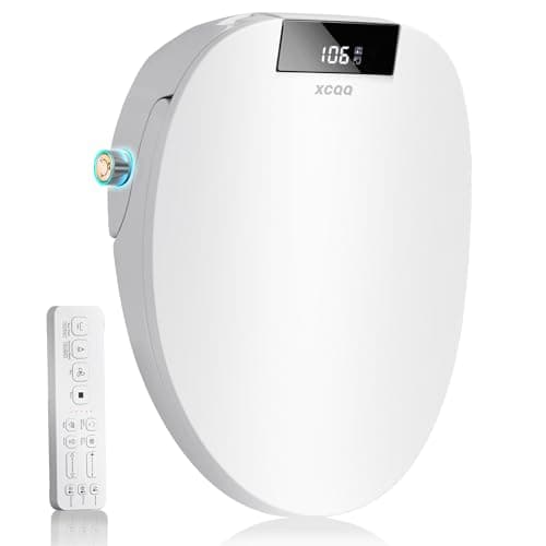 XCQQ Electric Bidet Toilet Seat with Instant Warm Water and LED Display