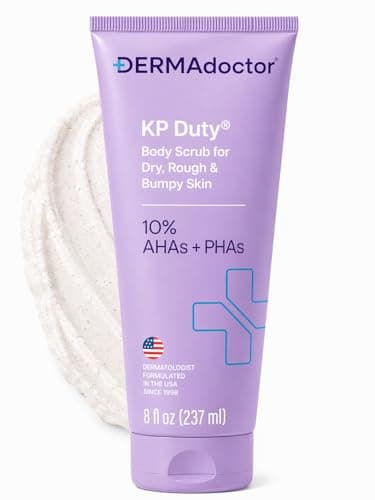 DERMAdoctor KP Bump Eraser Body Scrub with 10% AHA and PHA Chemical Exfoliation