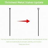 Thrivinest 10-Pack No-Dig Metal Garden Border Fence Panel System for Small Dogs