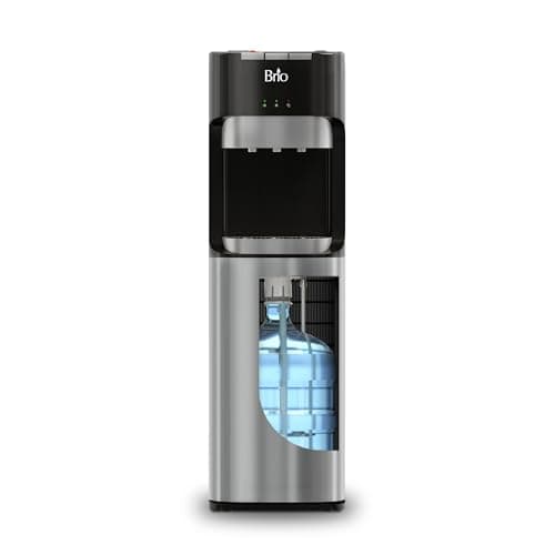 Brio Bottom-Loading Water Cooler Dispenser with Smart LED Empty Bottle Alert