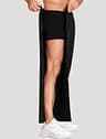 Deyeek Men's Tear Away Post Surgery Pants with Hook and Loop Closures