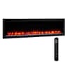 SimpliFire Allusion Platinum 60-Inch Linear Electric Fireplace Wall Mount