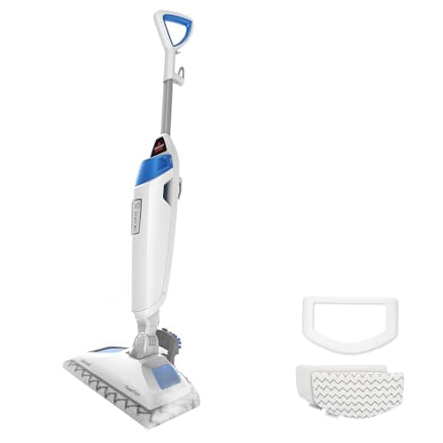 Bissell 1940A PowerFresh Hard Floor Steam Mop Cleaner with Flip-Down Scrubber