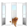 VEVOR 180-Degree Swing-Open Sliding Glass Dog Door Patio Insert, X-Large