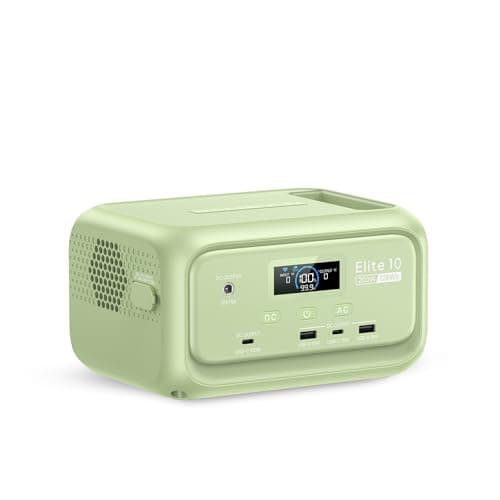 BLUETTI Elite 10 Mini Portable Power Station, 128Wh LiFePO4 Battery with 10ms UPS