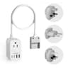 TESSAN Compact 2000W Step-Down Voltage Converter and Travel Adapter Combo