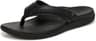Vionic Mens Tide II Biomechanical Orthotic Flip Flop with Premium Leather Trim