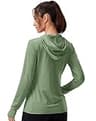 Soothfeel Women's UPF 50+ Lightweight Sun Protection Hoodie Jacket with Pockets